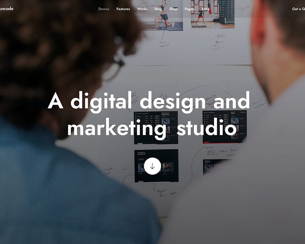 Creative agency WordPress theme